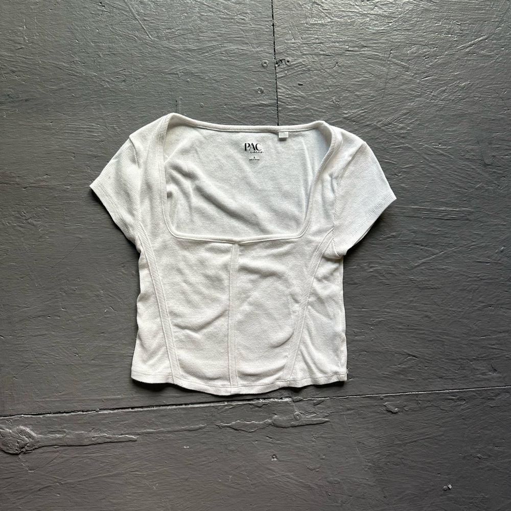 Pacsun White Crop Top